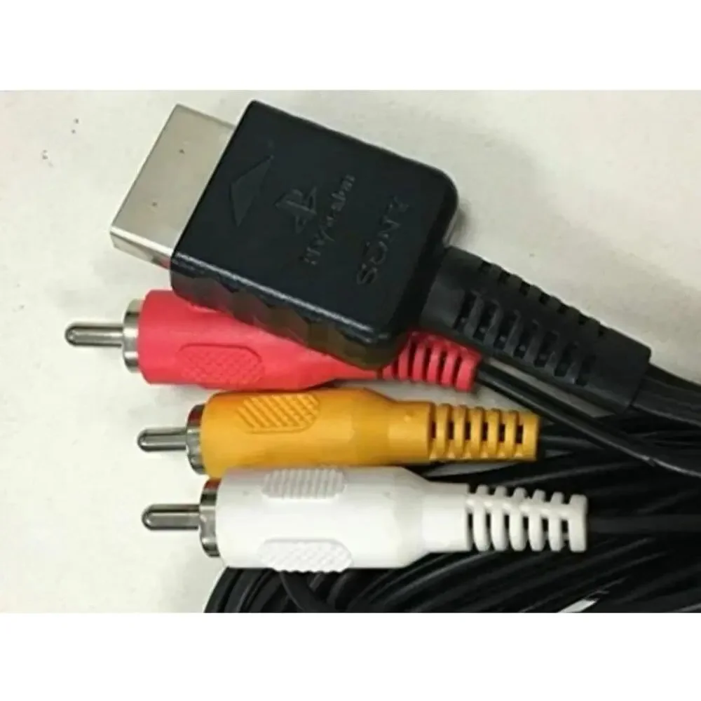 Genuine Sony OEM RCA AV Audio/video Cable For PlayStation 1,2 & 3